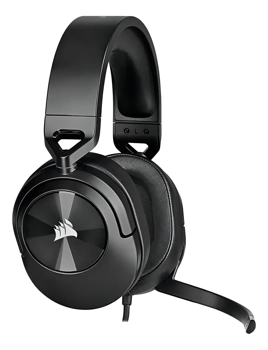Headset Gamer Corsair HS55 Com Microfone e LED, Preto