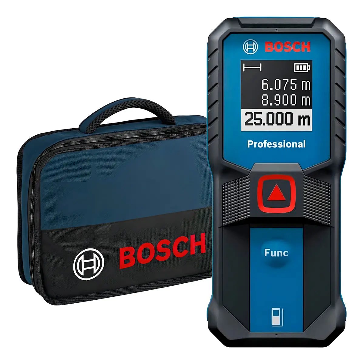 Trena A Laser Profissional Digital Com Bolsa Alcance De 25m Bosch