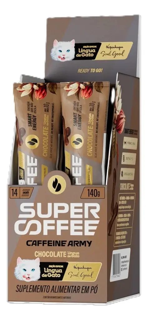 Supercoffee Caffeine Army Língua de Gato