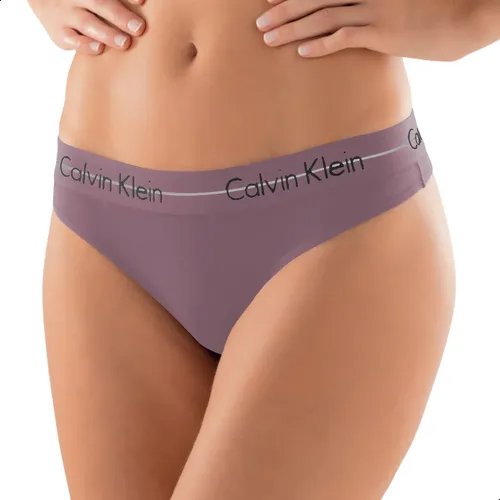Calcinha Fio Dental Calvin Klein Algodão Cotton Feminina