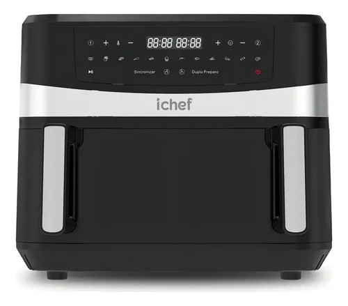 Fritadeira Elétrica Airfryer Ichef Dualzone Cor Preto