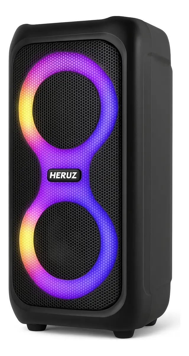 Caixa de Som Bluetooth Caixinha Grande 2 Altos Falantes 10w-hz 5.0 Boombox Com Radio Fm E 