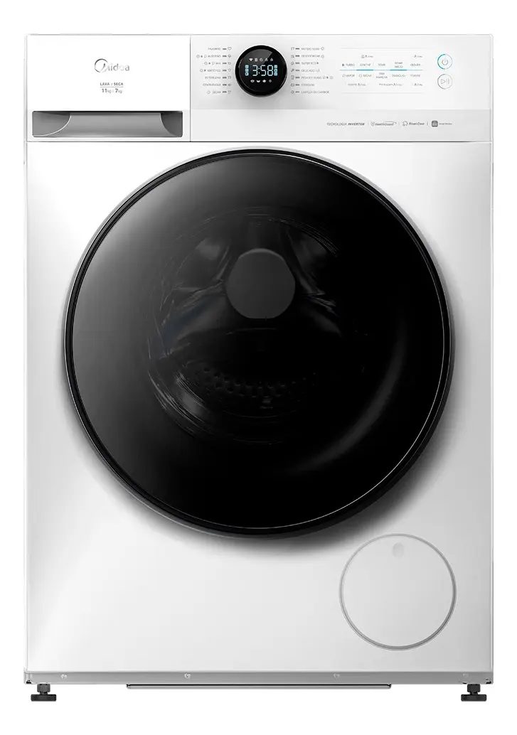 Lava E Seca 11kg Branca Slim Conectada Midea Branco MF201