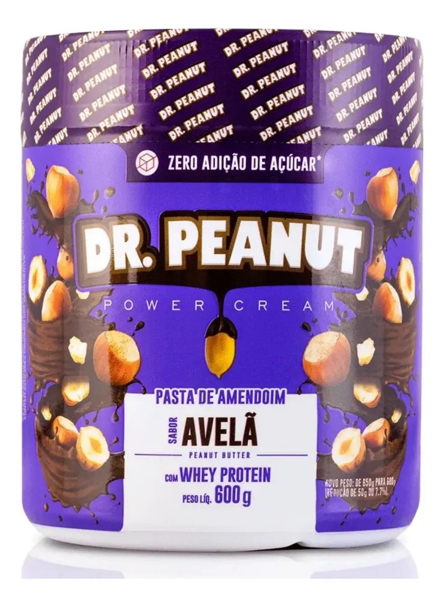 Pasta de Amendoim Dr. Peanut Avelã de 600g