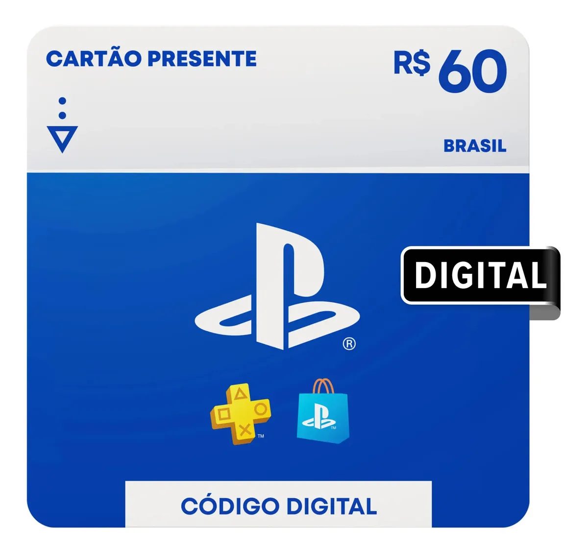 Cartão Presente Playstation Store Brasil