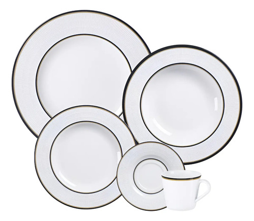 Aparelho Jantar Tramontina Sienna 20 Peças Porcelana