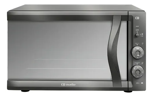 Forno Elétrico De Bancada Mueller Mfb50f Espelhado 50l Vidro Duplo Cor Cinza