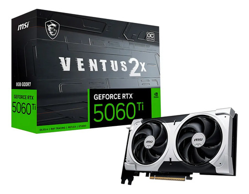🔥 Placa De Video Nv RTX 5060 Ti 8g G7 128b Ventus 2x Oc Plus Msi