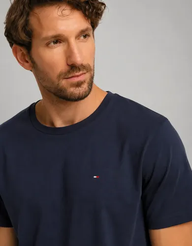 Camiseta Tommy Hilfiger Masculina Azul Marinho Algodão