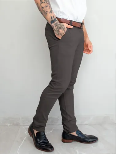 Calça Alfaiataria Sarja Social Slim Sport Fino