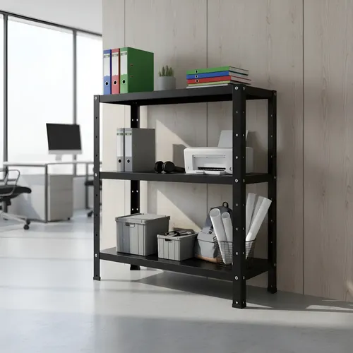 🔥 Estante Armario Prateleira De Aço Organizador Multiuso 68cm X 60cm X 28cm 3 Bandejas Re