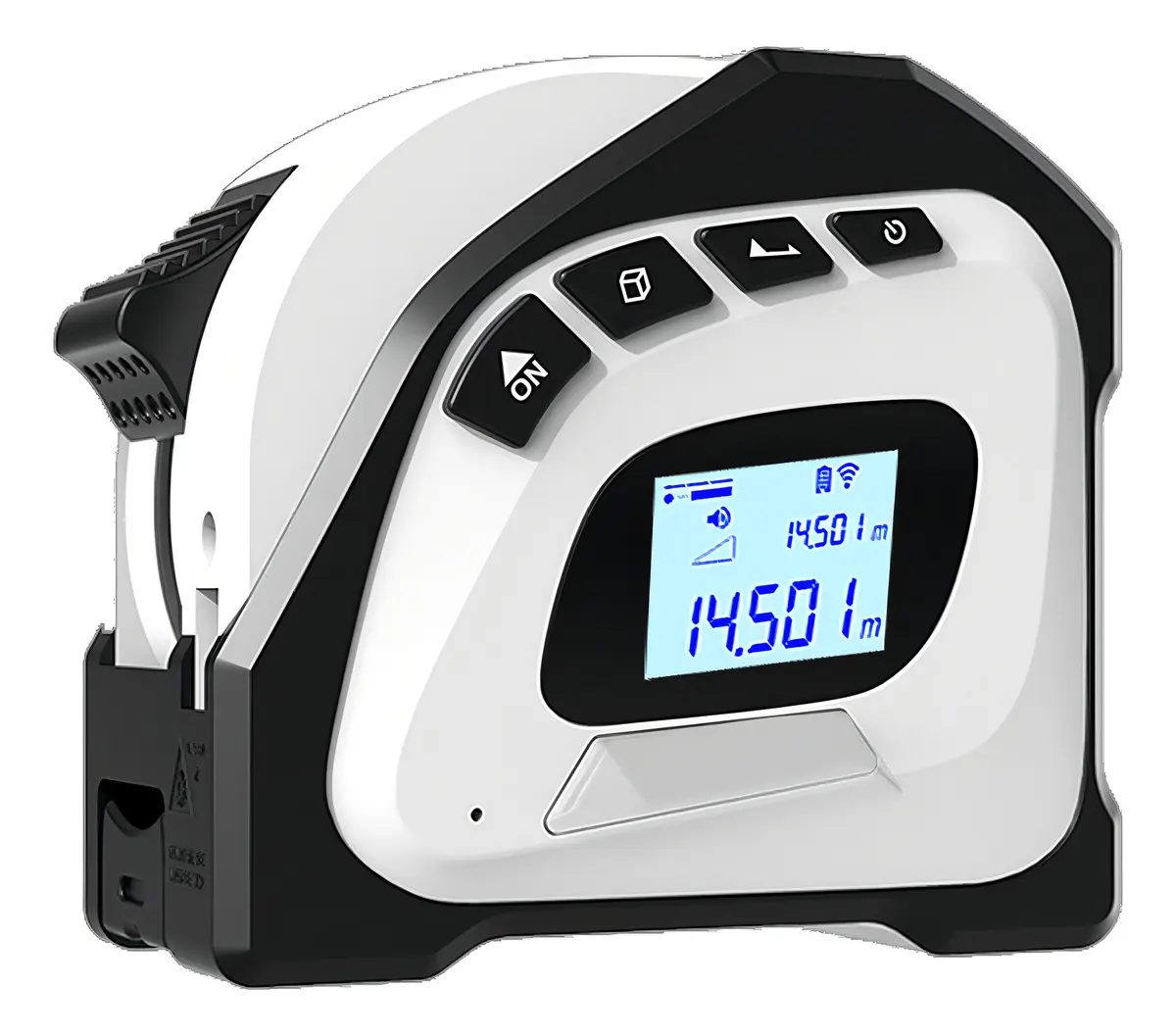 Trena a Laser Qfun 40m com Fita Métrica 5m 2 em 1