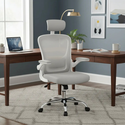 🔥 Cadeira De Escritório Ergonômica Giratória Boston G100 Com Estofado Mesh Luvinco Com Aj