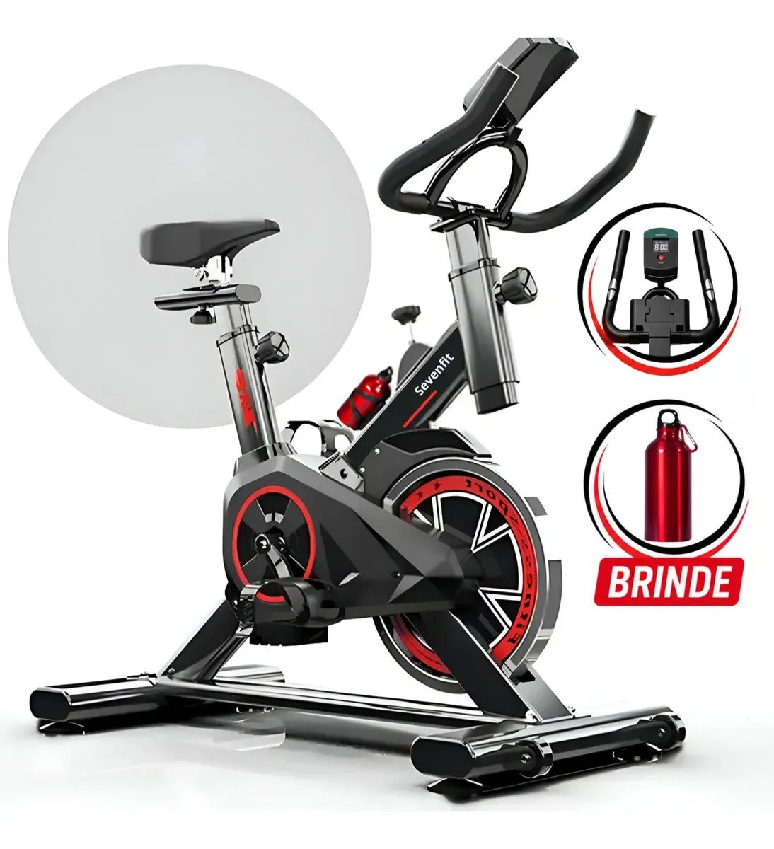 Bicicleta Ergométrica Bike Spinning 6kg Sevenfit