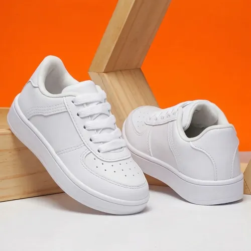 Tênis Branco Casual Air Para Criança