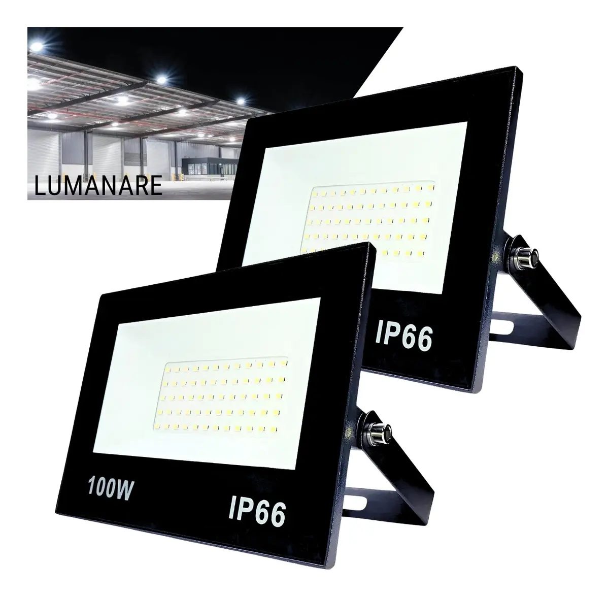Kit 2 Refletores LED Holofote