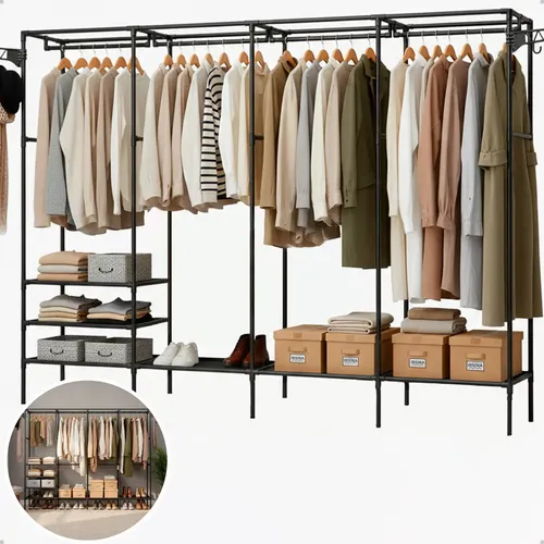 Cabideiro Arara Organizadora de Roupas Closet