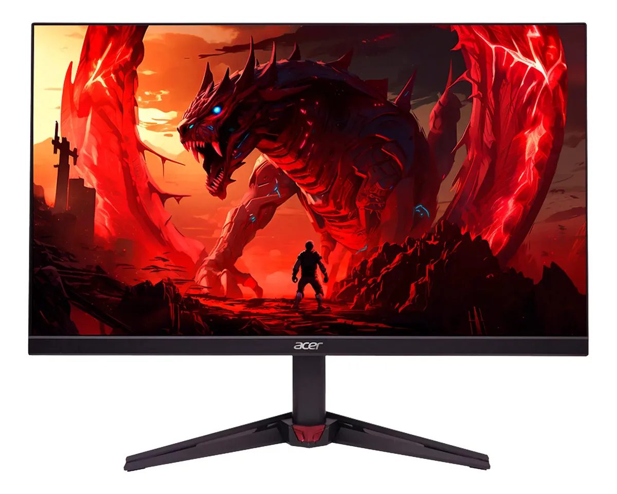 Monitor Gamer 23.8" Acer Nitro VG0 com Tela Full HD 200Hz IPS Resposta de 1ms GtoG AMD Fre
