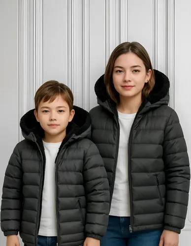 Jaqueta Infantil Juvenil Forrada Puffer Menina Menino Teen