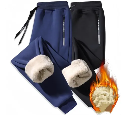 Calça Moletom De Lã Grossa