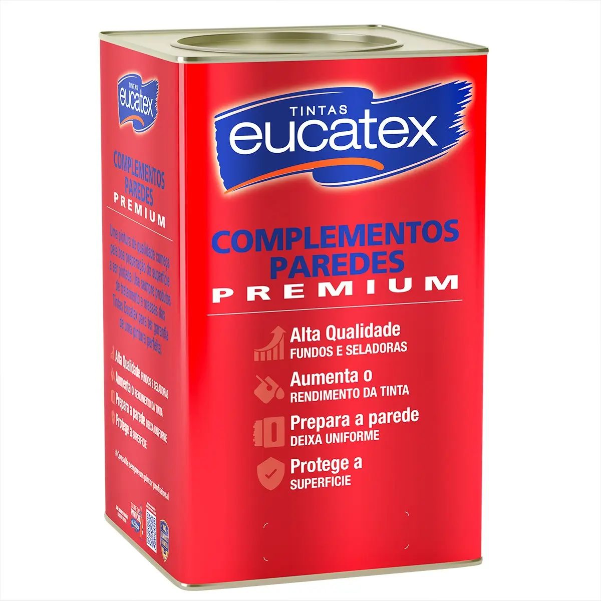 Selador Acrílico Branco Premium Maior Rendimento Eucatex Acabamento Fosco
