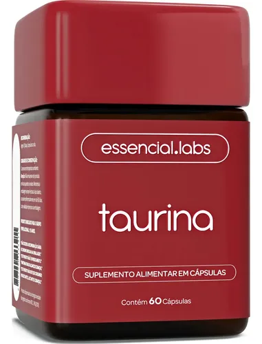 TAURINA com 1000mg por Dose 60 Cápsulas