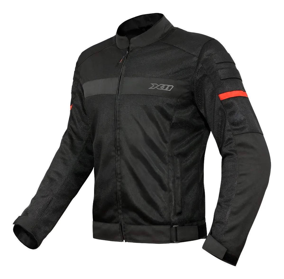 ⁠ Jaqueta Motociclista Super Air X11 Masculina Preto Ventilada