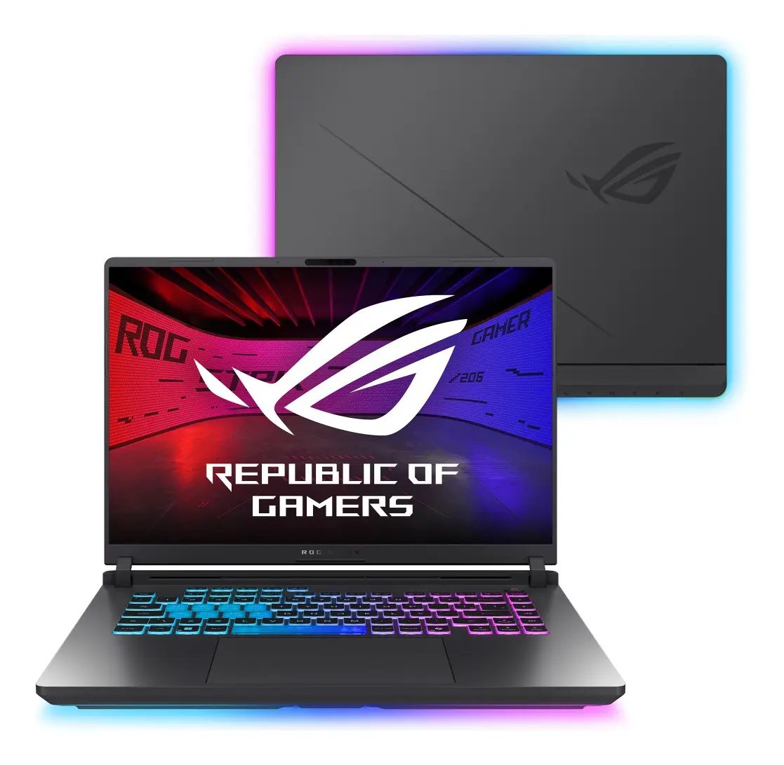 Notebook ASUS ROG Strix G16 NVIDIA GeForce RTX 5060 Intel Core i9 14900HX 2,2 GHz 16GB Ram