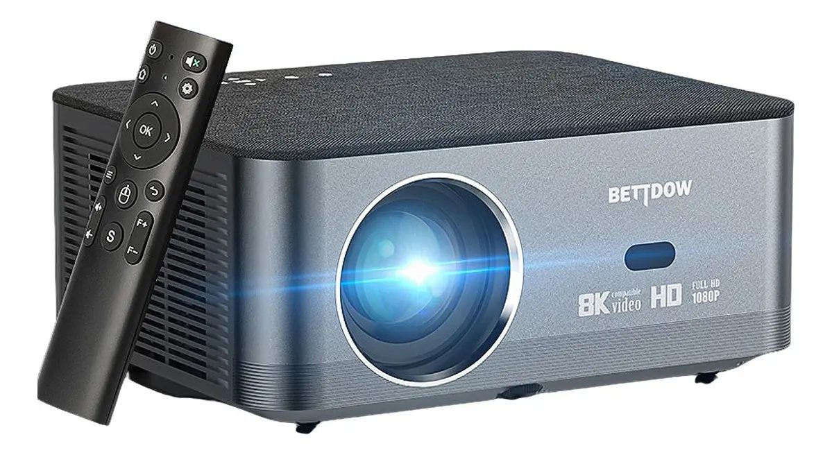 Projetor Bettdow Smart Home Wifi6 4K Full HD 1080p 15000lm