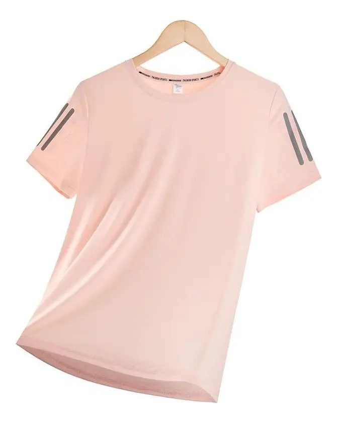 Camiseta Básica Exercícios De Verão Feminina
