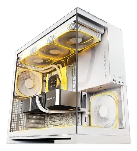 Gabinete Gamer Geometric Future Model 5 Branco