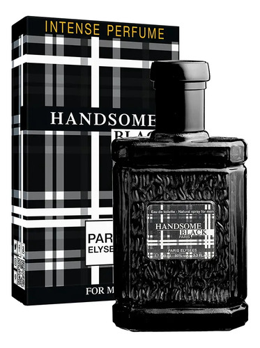 Perfume Handsome Black Paris Elysees 100ml