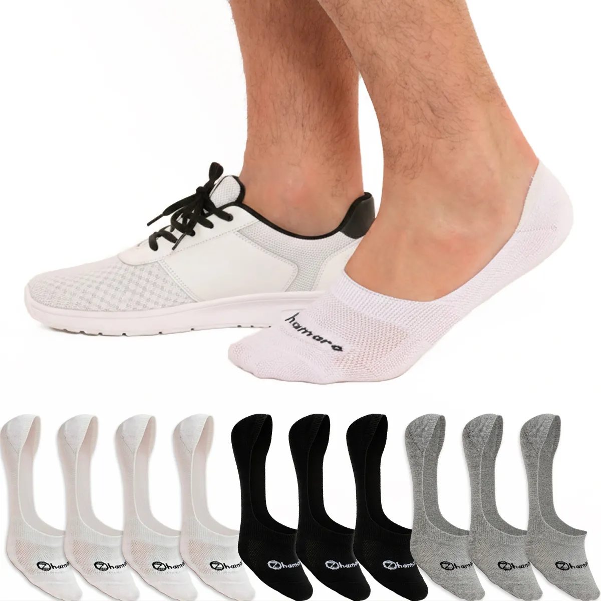Kit 10 Pares Meias Zhamaro Sapatilha