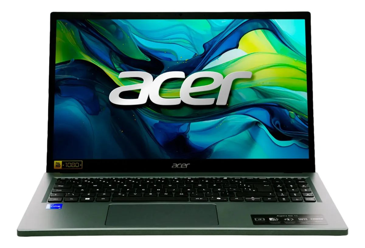 Notebook 15.6" Acer Aspire Go 15 Intel Core i7 13ª Geração 16GB RAM DDR5 512GB SSD Tela Fu
