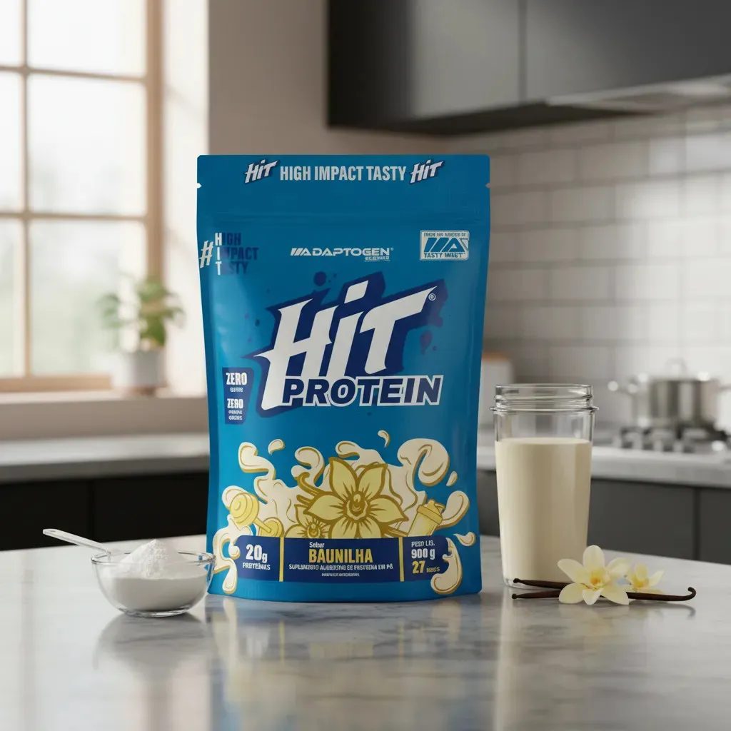 Suplemento Hit Protein Adaptogen Science 900g Baunilha