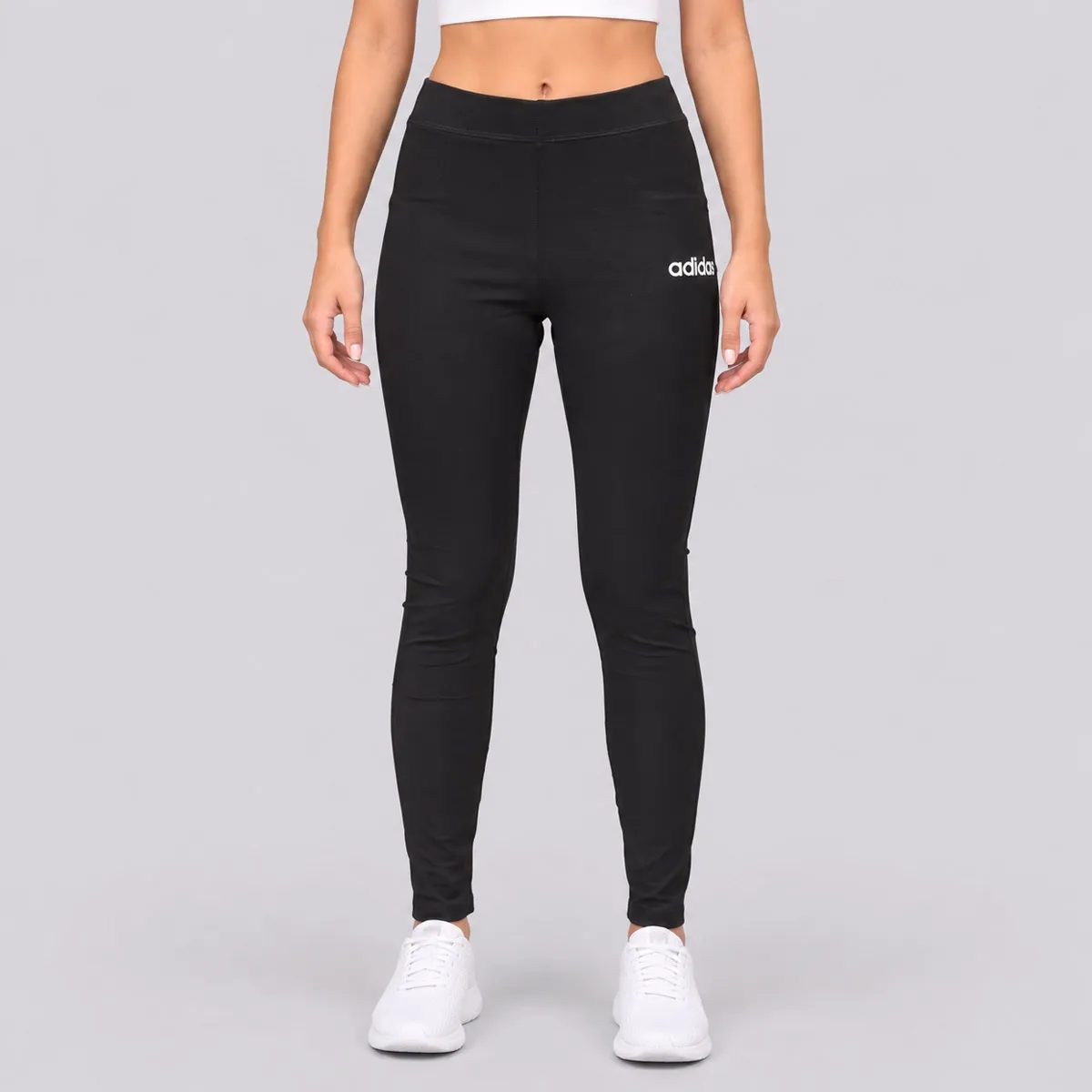 Calça Legging Adidas Logo Linear