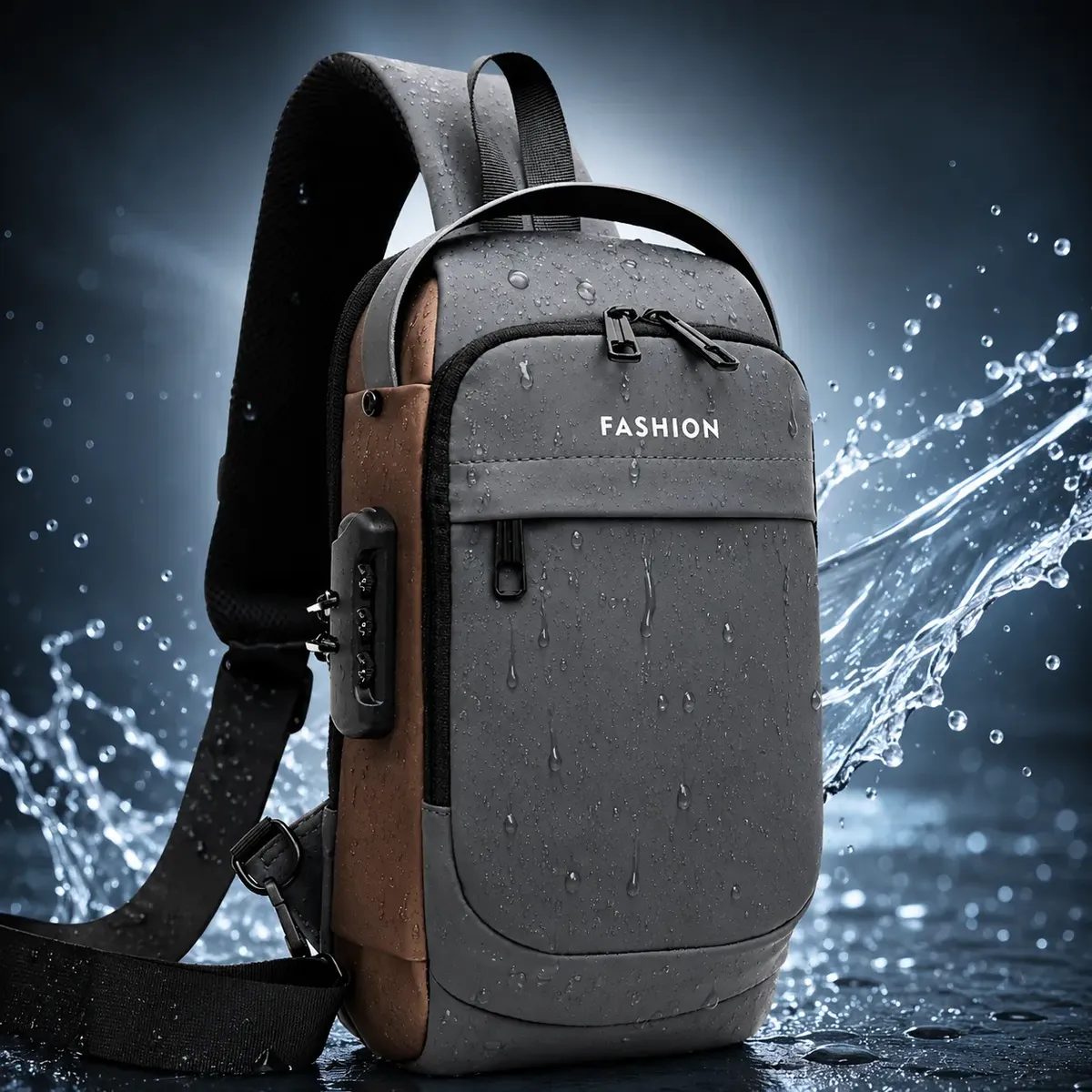 Shoulder Bag Tiracolo Antifurto Impermeável