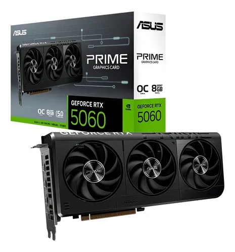 🔥Placa De Video Asus Geforce Rtx 5060 Prime Oc Edition, 8gb