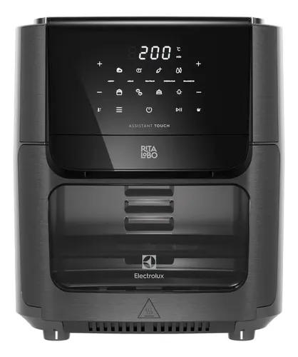 Air Fryer Forno 5 em 1 12L 1700W Digital 1 Bandeja Antiaderente 5 modos preparo 7 Receitas