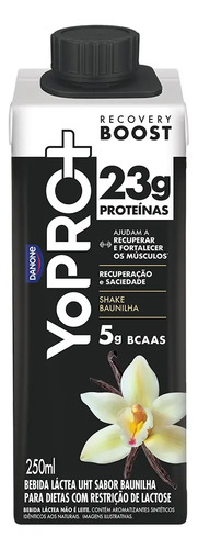 🔥 Yopro Bebida Láctea Uht Baunilha 23g De Proteínas 250ml