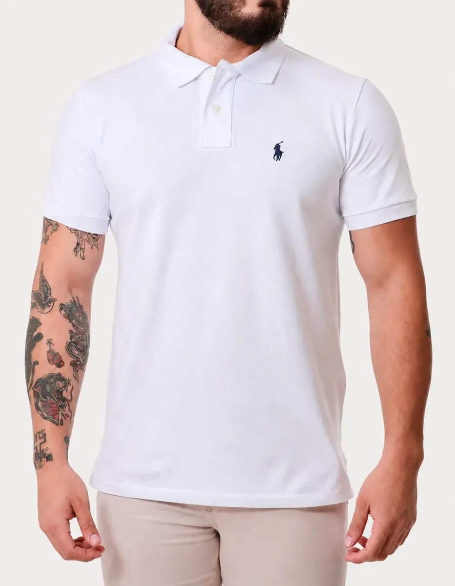 Camisa Polo Ralph Lauren Piquet (5 cores)