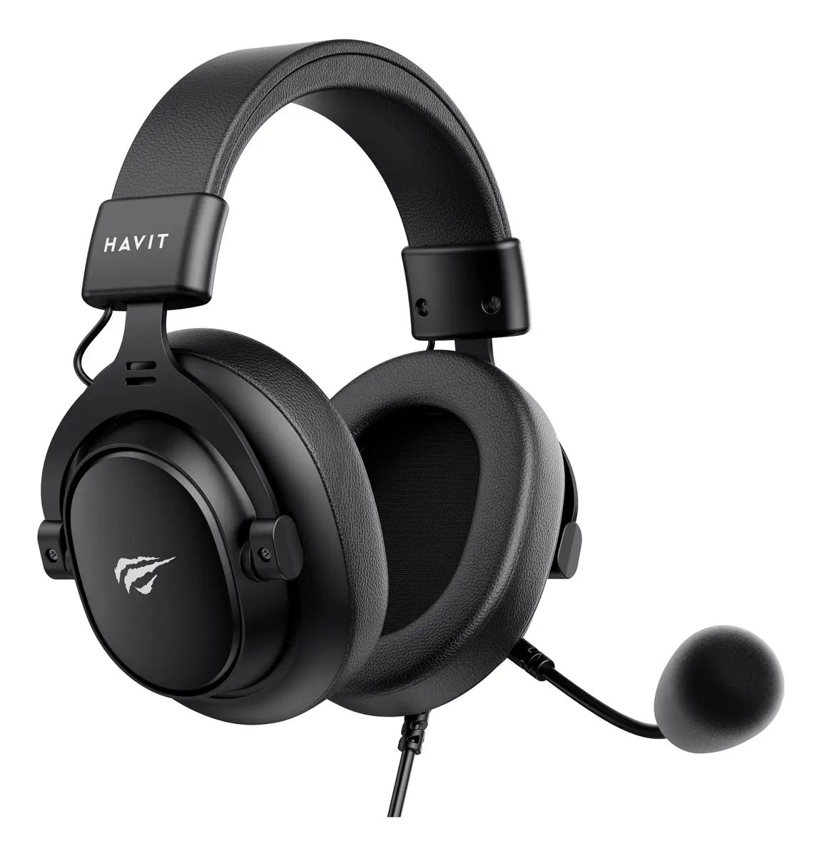 Headset Gamer Havit H2015se Drivers 53mm Microfone Removível Preto