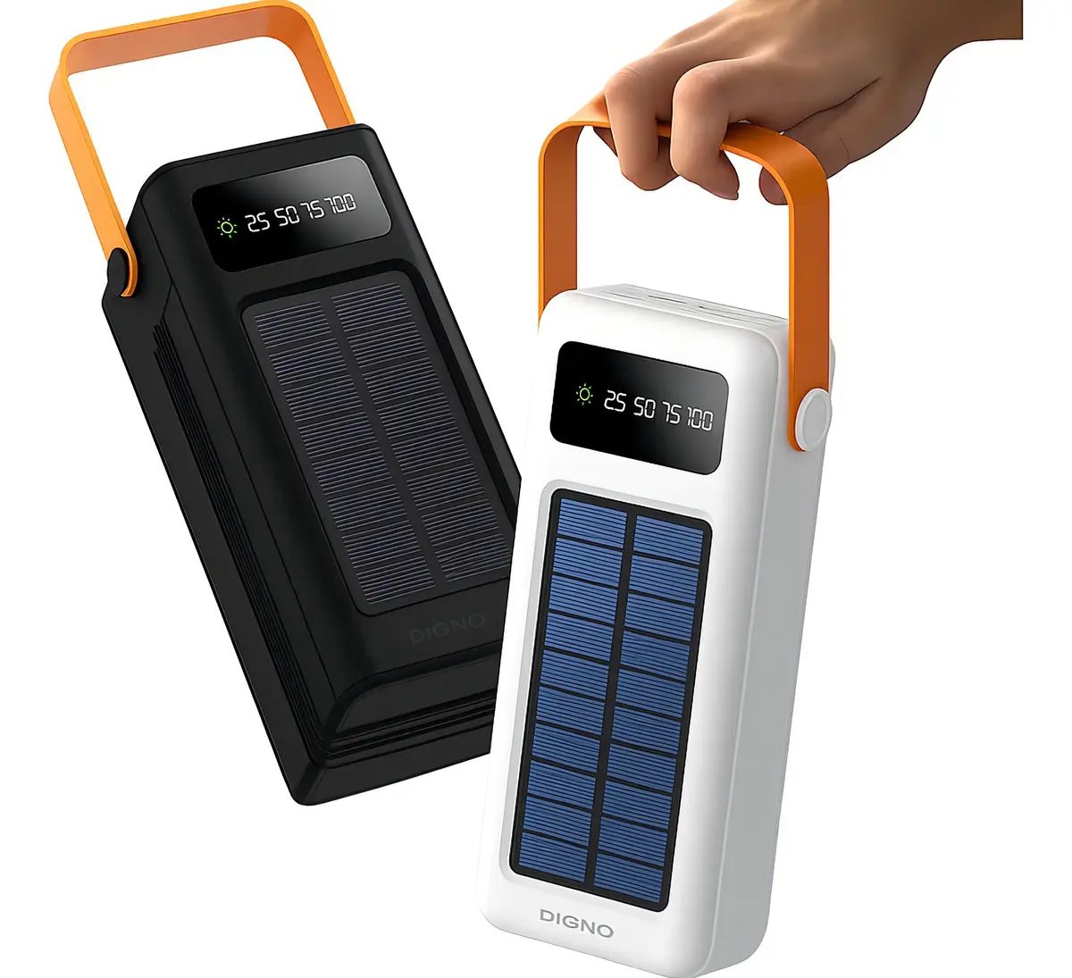 Carregador Portátil Solar 50000mAh Power Bank