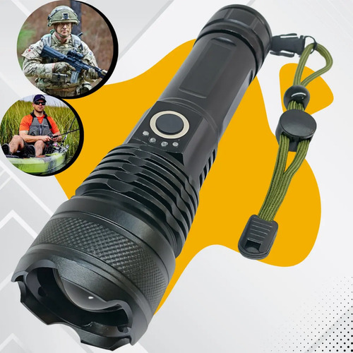 ✅ Lanterna Tática Recarregável Apfer T9