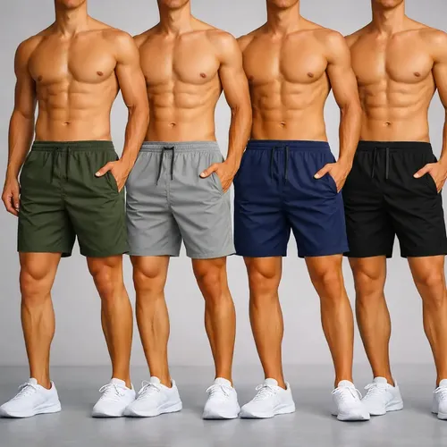 Kit 4 Short Tactel Masculino