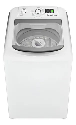 🔥 Máquina De Lavar Branca Consul 12kg Com Dosagem Econômica E Cor Branco 110v