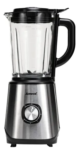 Liquidificador Amvox Alq 0209 Jarra De Vidro 1,7l 800w