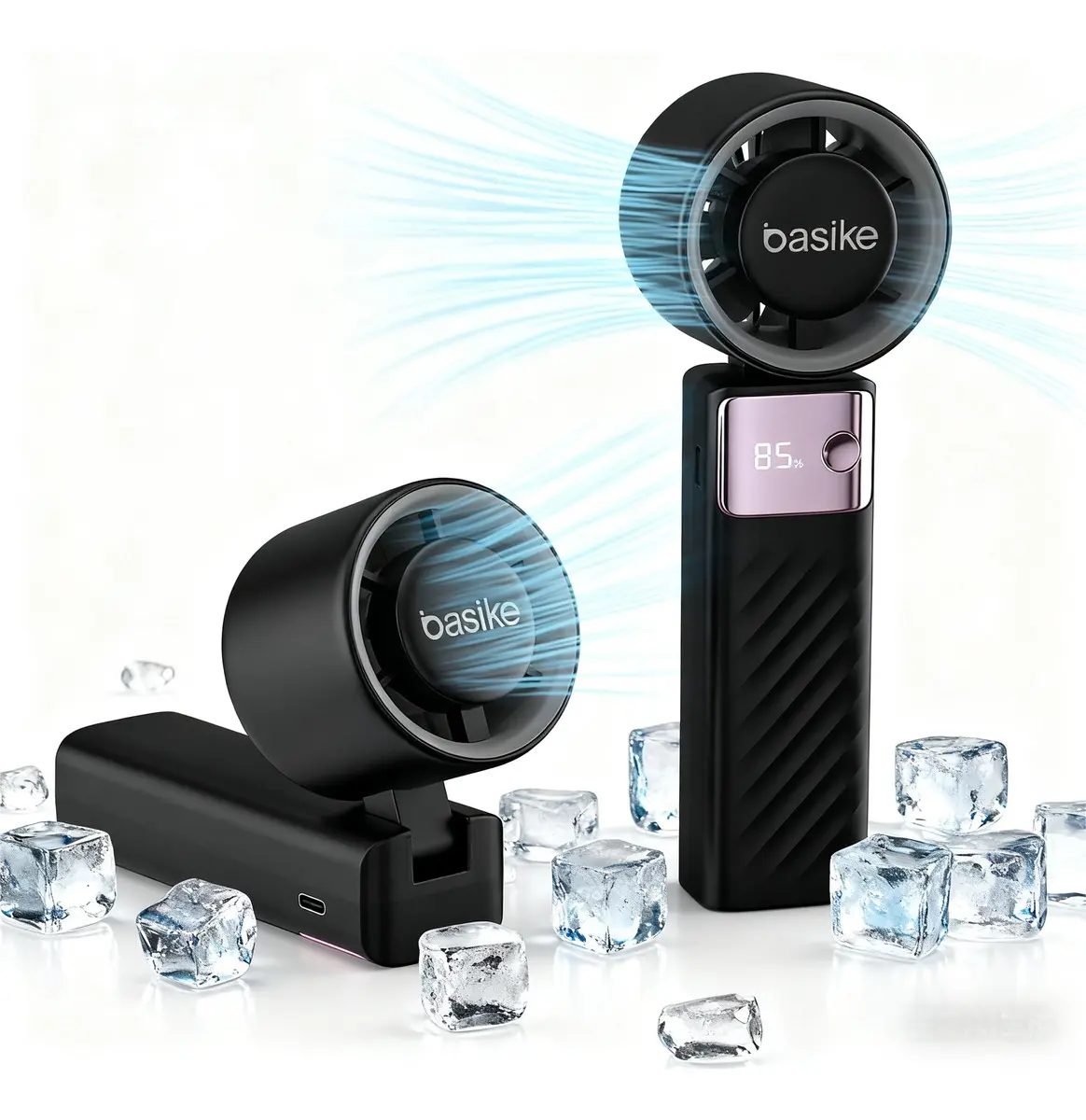 Mini Ventilador Basike Portátil De Mão