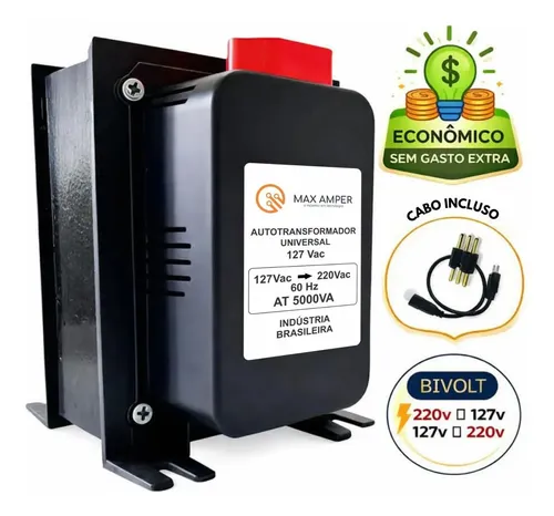Transformador 5000va Bivolt