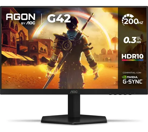 Monitor Gamer AOC AGON G42 24" 200Hz 0,3ms IPS 24G42HE